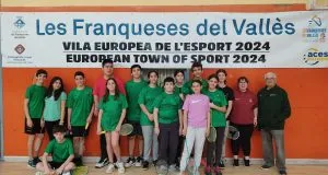 Èxit de la jornada comarcal de bàdminton de Les Franqueses del Vallès