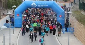 Fins a 550 persones participen en la 21a Caminada Popular de Les Franqueses del Vallès