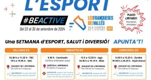 Torna la Setmana Europea de l’Esport a les Franqueses