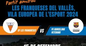 Els veterans del FC Barcelona s’enfrontaran diumenge al CF Les Franqueses