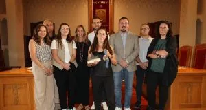 Les Franqueses del Vallès ret homenatge a la medallista olímpica del CN Les Franqueses, Txell Mas