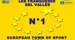 Les Franqueses del Vallès, escollida com a millor Vila Europea de l’Esport de l’any 2024